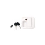 Fap - poigne extrieure blanche pro tek serrure camping - car