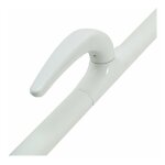 Fapim ? cr�mone applique lothus ? g�che plate en inox ? teinte blanc 9016 ? longueur tringle 1000 mm ...