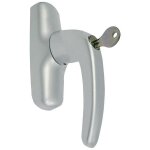 Fapim ? cr�mone � cl� n�fer 1 fourche 84 - 104 mm ? aluminium gris ? pour oscillo - battant invers� ? ...