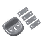 Fapim ? g�che de sol inox r�glable pour serrure �lectrique ? installation au sol ? adapt�e p�ne vertical ...