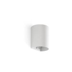 Faro barcelona - applique murale sole blanche lisse avec interrupteur 40522