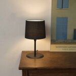 Faro barcelona - conga lampe de table noire / noire 64311 - 06