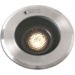 Faro barcelona - geiser - lampe encastrable au plafond inoxydable satin et noir mat de faro 70304