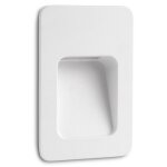 Faro barcelona - nase - lampe encastrable au mur blanc mat de faro 70396