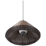 Faro barcelona - faro saigon - suspension dome marron, e27, ip65