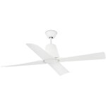 Faro barcelona - typhoon ventilateur de plafond blanc sans �clairage 33480