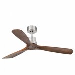 Faro barcelona - ventilateur de plafond faro lantau nickel noyer 132 cm