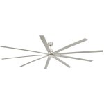 Faro barcelona - ventilateur de plafond faro manhattan nickel mat 9 lames
