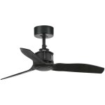 Faro barcelona - faro just fan xs - ventilateur de plafond noir mat avec moteur dc 3 lames 81cm Faro barcelona - faro just fan xs - ventilateur de plafond noir mat avec moteur dc 3 lames 81cm