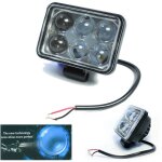 Faro lampada supplementare profondita 12v 6 led bianca 18w moto scooter