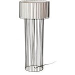 Faro linda - lampadaire à 1 lumière, blanc, noir, e27 Faro linda - lampadaire à 1 lumière, blanc, noir, e27
