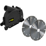 Fartools - kit de rainurage b�ton � 125mm pour meuleuse 115 / 125mm