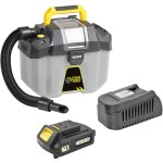 Fartools - kit xf - vacuum aspirateur eau&poussire brushless 18v + batterie 1, 5ah + chargeur rapide ...