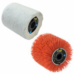 Pack de 2 brosses (nylon abrasif, coton) Ø120x100mm pour rénovateur fartools Pack de 2 brosses (nylon abrasif, coton) Ø120x100mm pour rénovateur fartools