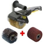 Fartools - pack 615127 : renovateur rex120c + brosse nylon et lanieres - special bois, metal et pierre ...