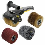 Fartools - r�novateur ext�rieur 1300w rex 120d avec 4 brosses (laiton, fibre synth�tique, m�tal torsad�) ...