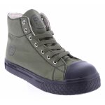 Fashion securite - chaussures de s�curit� hautes - kaki, semelles antid�rapantes noires - fashion security ...