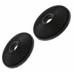 Faure - lot de 2 filtres  charbon d'origine 190x30 mm (33004896) hotte airlux, electrolux glem