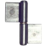 Faure - paumelle de portail métallique n?ud plat à lames déportée main droite Faure - paumelle de portail métallique n?ud plat à lames déportée main droite