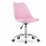 Fauteuil pivotant alba - rose
