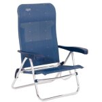 Fauteuil de plage bas multfibra bleu