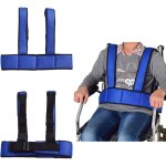 Fauteuil roulant, sangle de harnais de ceinture de fixation de fauteuil roulant r�glable, ceinture de ...