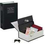 Faux livre coffre fort comme livre de poche fermable � cl� caisse � monnaie hxlxp: 18 x 11, 5 x 5, 5 ...
