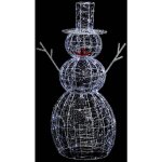 Déco lumineuse bonhomme de neige 3d 200 led blanc froid 8 jeux de lumière h 120 cm - feeric christmas ... Déco lumineuse bonhomme de neige 3d 200 led blanc froid 8 jeux de lumière h 120 cm - feeric christmas ...
