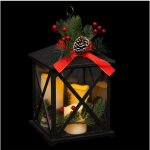 Fric lights and christmas - dco lanterne lumineuse avec 3 bougies led effet flamme vacillante - feeric ...