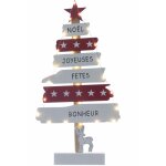 Fééric lights and christmas - pancarte lumineuse en sapin - h 50 cm - rouge - livraison gratuite Fééric lights and christmas - pancarte lumineuse en sapin - h 50 cm - rouge - livraison gratuite