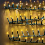 F��ric lights and christmas - guirlande de no�l ext�rieur 2000 led blanc chaud 50m - feeric lights & ...