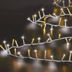 F��ric lights and christmas - guirlande de no�l ext�rieur 2000 led blanc froid chaud 50m - feeric lights ...