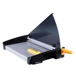 Fellowes plasma a4 guillotine noir et jaune bureau