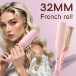 Fer � friser pour boucles larges 32 mm, fer � friser effet french 32 mm, fer � friser pour ondulations ...