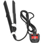 Fer � lisser et boucler 2 en 1, styler rapidement, lisseur et boucleur �lectrique avec fiche uk