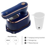 Fer � repasser portable 20 s � chauffage rapide pour enlever les rides du tissu, fer � vapeur rotatif ...