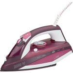 Fer  repasser vapeur 2600w clatronic db 3705 blanc / rouge