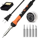 Fer � souder, 60w fer � souder �lectrique ensemble de soudure de pr�cision avec interrupteur marche / ...