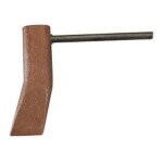 Gce - fer  souder de couvreur en cuivre, en forme de marteau, coud, longeur de la broche 90 mm, poids ...