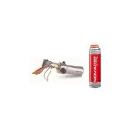 Fer � souder de couvreur � gaz allumage piezo flamme r�glable panne interchangeable + cartouche de gaz ...