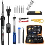 Fer � souder kit 80w temp�rature r�glable 180 - 520�c electronique de precision avec interrupteur