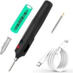 Fer � souder sans fil � contr�le de temp�rature � trois vitesses 8w, fer � souder rechargeable � batterie ...