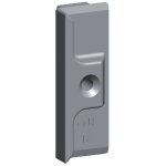 Gche de galet pour crmone  larder pour menuiserie pvc rfrence e - 18108 - 00 - 0 - 7 ferco