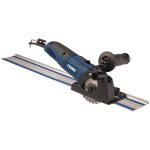 Ferm - csm1043s scie circulaire de prcision 500w - avec 3 lames et 2 guides parallles inclus