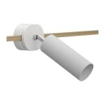 Creative cables - creative - cables fil� spot avec abat - jour tub - e14 blanc - rlcat32spot