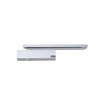 Ferme - porte en applique esv7193 f2 / 5 bras rglable glissire - argent - sevax