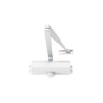 Bricard - ferme - porte a coulisses 6100201 force 3, acier blanc