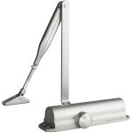 Ferme - porte first 15 force 2 - 4 avec bras compas argent - heracles - g - hr - first151