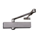 Ferme - porte gr150 bras � compas force 2 � 4 - groom - argent