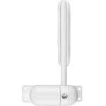Ferme - porte � ressort avec r�sistance au feu de 1 / 2 heure - mont� en surface - blanc - laiton poli, ...